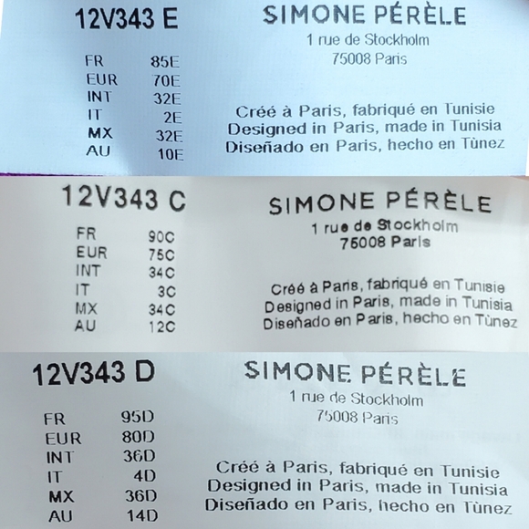 NWT Simone Perele karma spacer convertible underwire bra bougainvillea lace - Picture 13 of 14